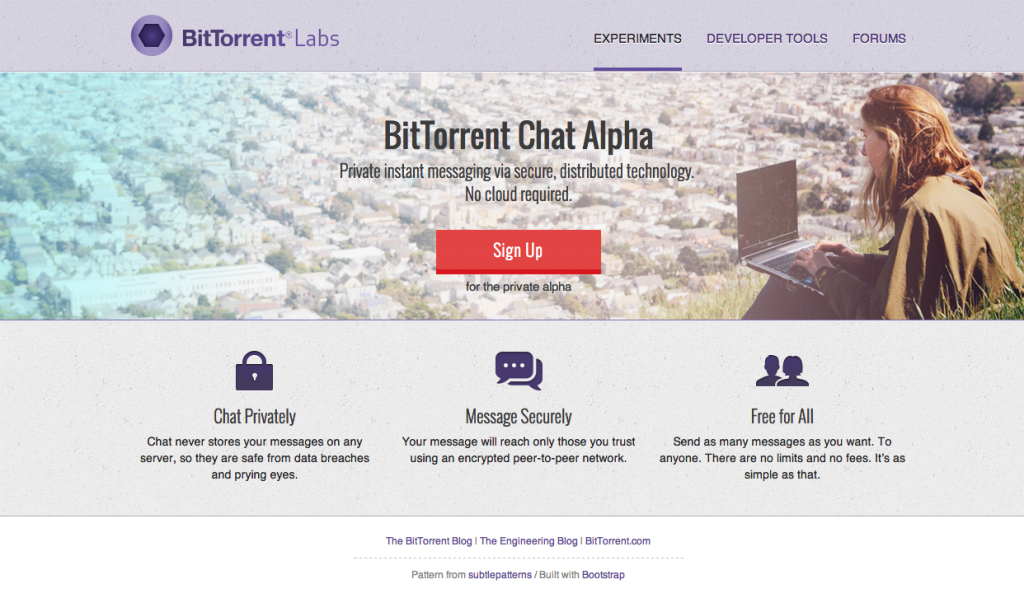 BitTorrent Chat