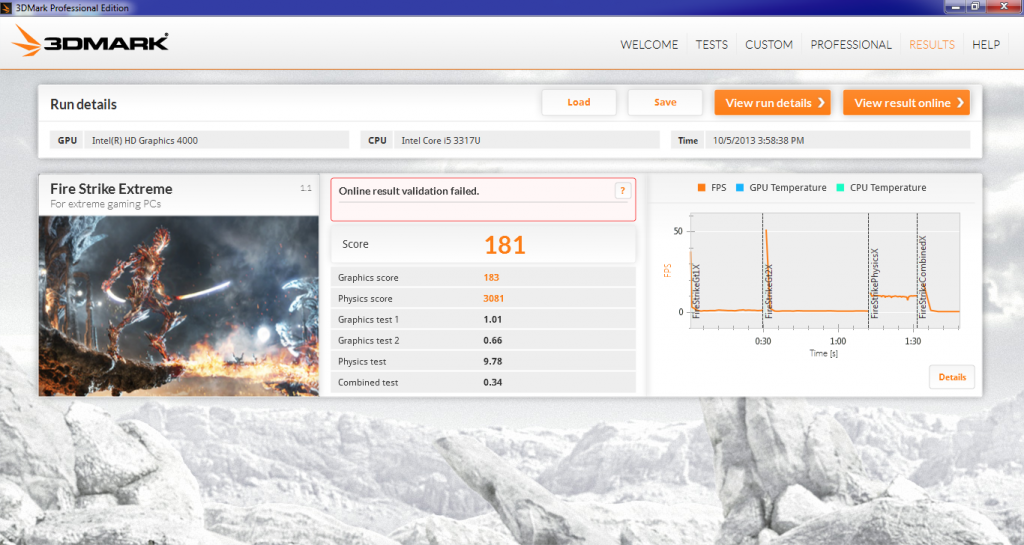 3DMark Fire Strike Nexus UltraNote