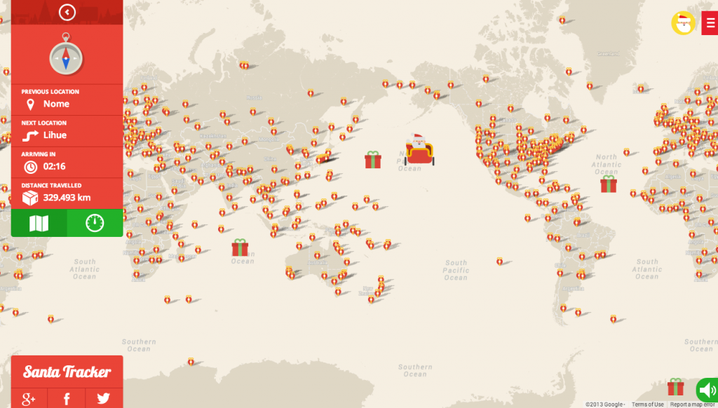 Google Santa Tracker