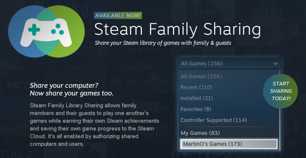 Steam Family Sharing