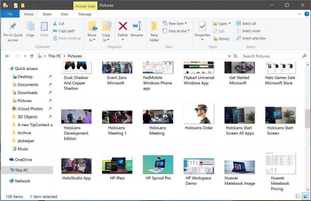 File Explorer On Windows 10