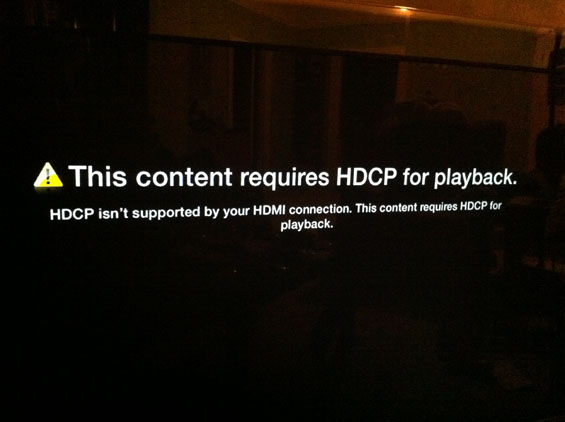 HDCP copy protection