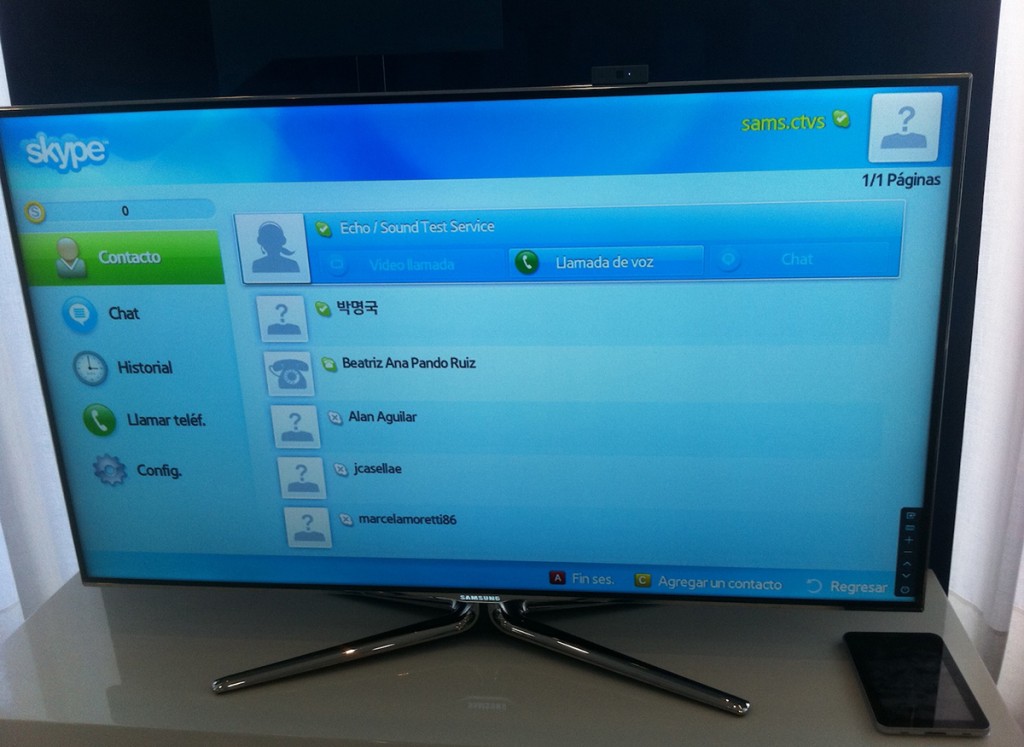 skype tv